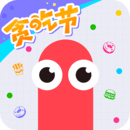 孩子和狗狗玩耍发朋友圈
